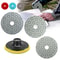 Diamond Wet Polishing Pads Kit For Stone Concrete Marble Granite Glass Pads With Hook Loop Backin 7