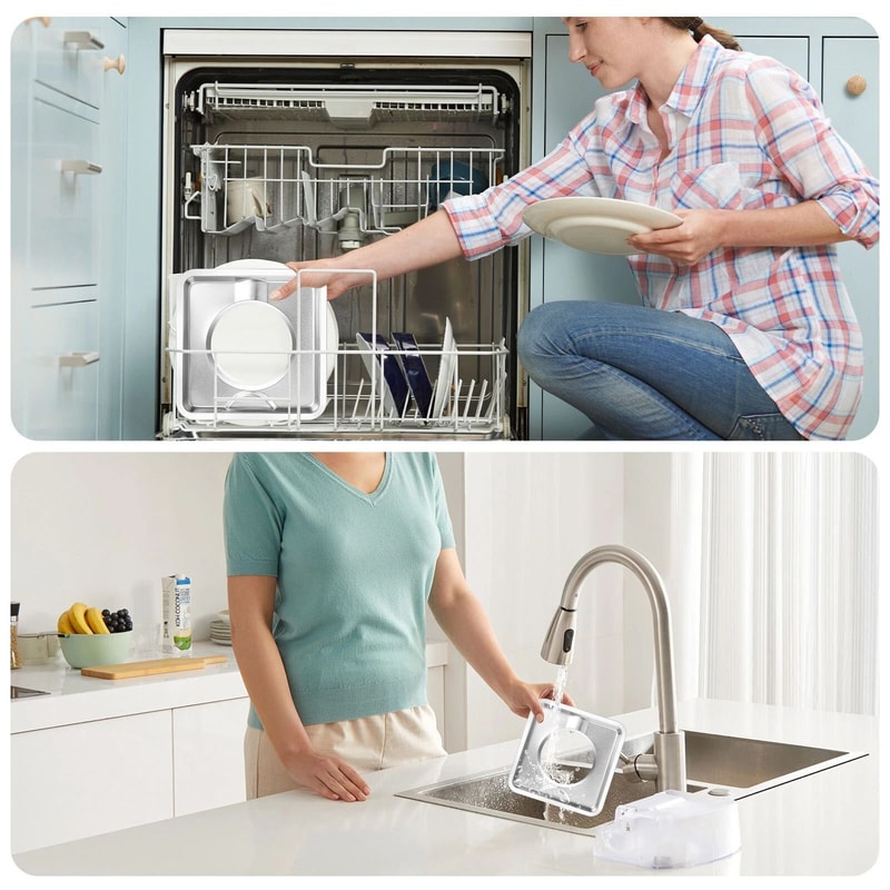 Stainless Steel Gas Range Stove Drip Pans Square Burner Covers Reusable 3