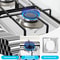 Stainless Steel Gas Range Stove Drip Pans Square Burner Covers Reusable 5