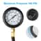 Fuel Injection Pressure Tester Kit With Connectors Manual Gauge For Car Fuel Systems 5