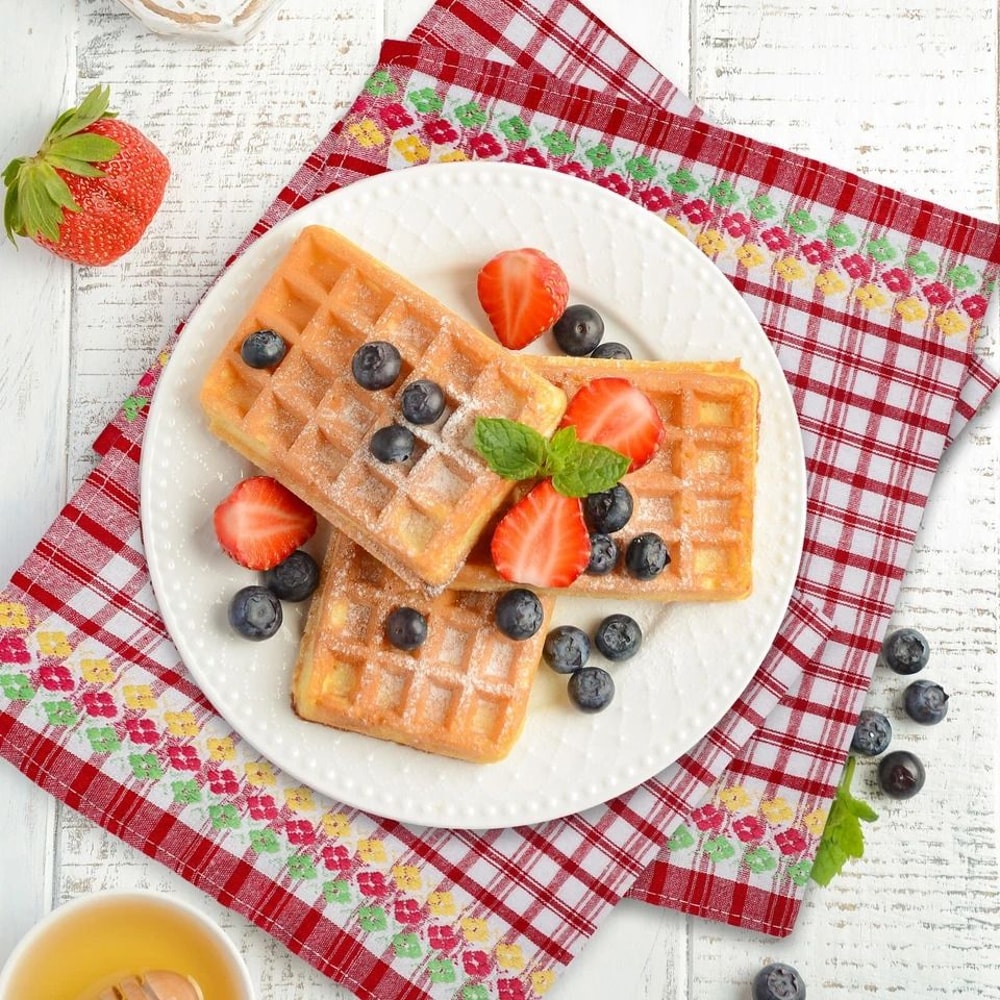 Absorbent Cotton Terry Kitchen Towels Large Dish Cloths Tea Towels 2