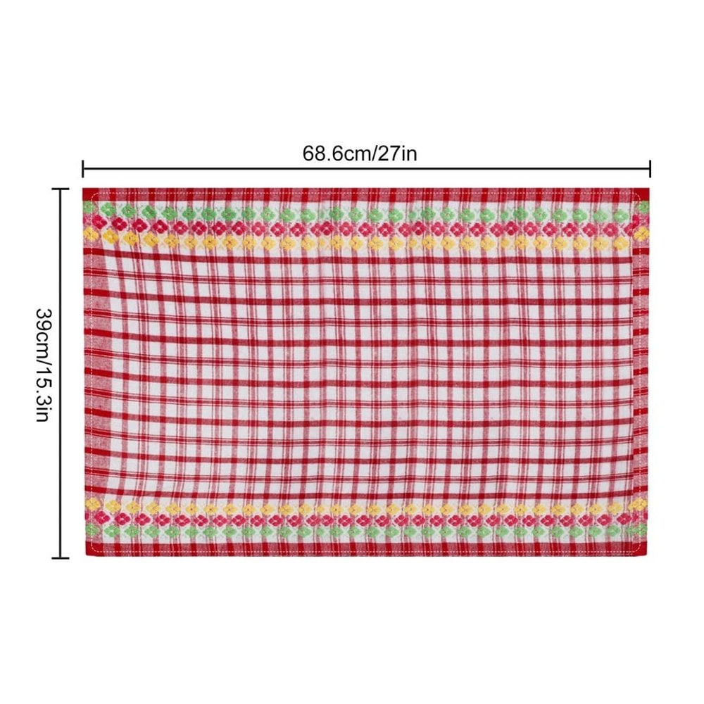 Absorbent Cotton Terry Kitchen Towels Large Dish Cloths Tea Towels 4