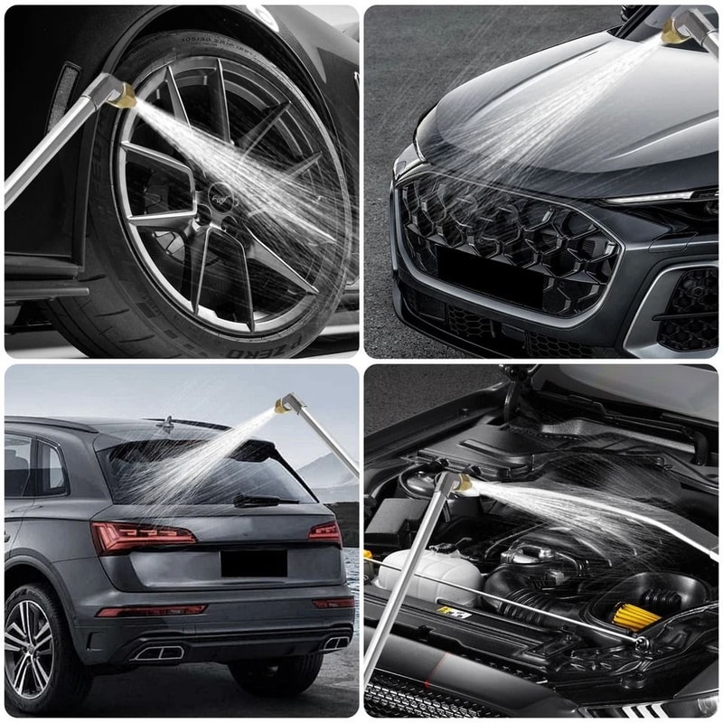 Heavy Duty Engine Cleaning Air Blow Gun With Siphon Hose Powerful Pneumatic Automotive Cleaning To 2