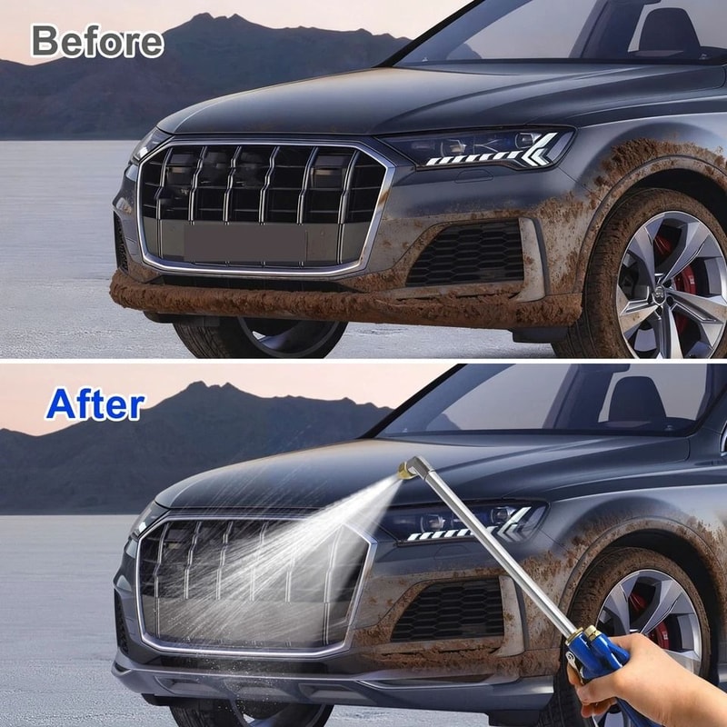 Heavy Duty Engine Cleaning Air Blow Gun With Siphon Hose Powerful Pneumatic Automotive Cleaning To 4