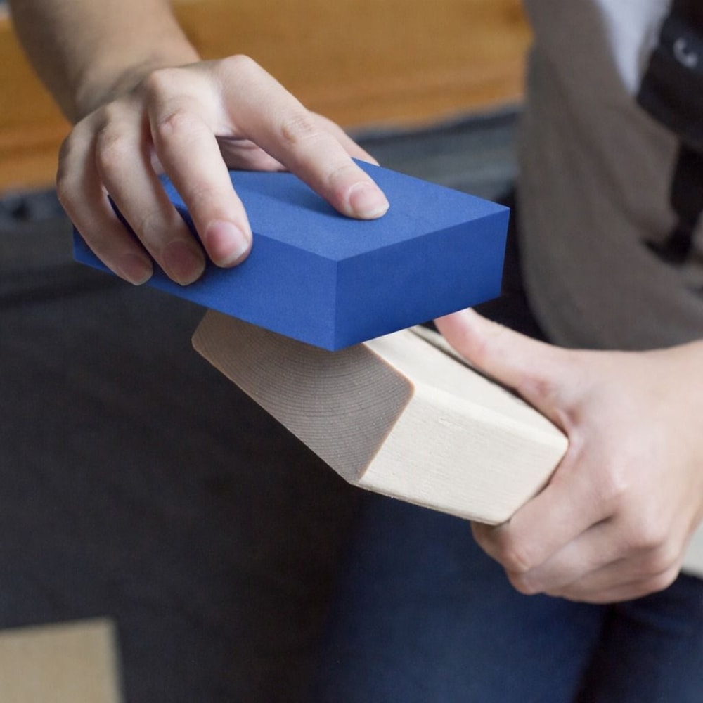 Diamond Polishing Pads Set With Multi Grit Sanding Blocks For Tile Glass Ceramic Marble And Metal 0