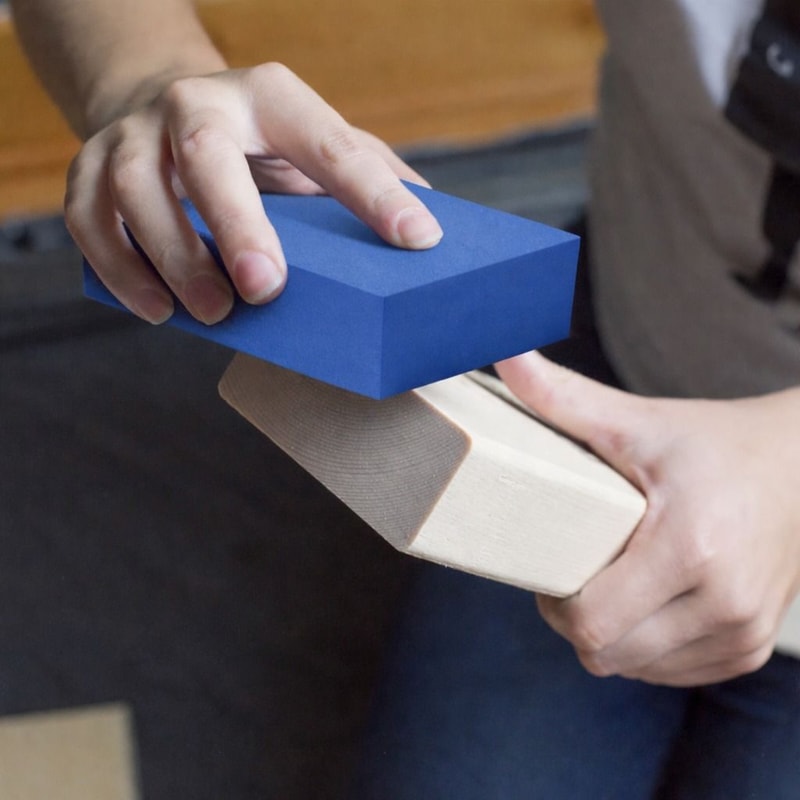 Diamond Polishing Pads Set With Multi Grit Sanding Blocks For Tile Glass Ceramic Marble And Metal 0