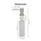 Stainless Steel Soap Dispenser For Kitchen Sink Built In Liquid Soap Pump Bottle 4