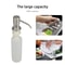 Stainless Steel Soap Dispenser For Kitchen Sink Built In Liquid Soap Pump Bottle 5