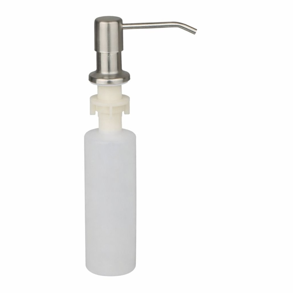 Stainless Steel Soap Dispenser For Kitchen Sink Built In Liquid Soap Pump Bottle 0