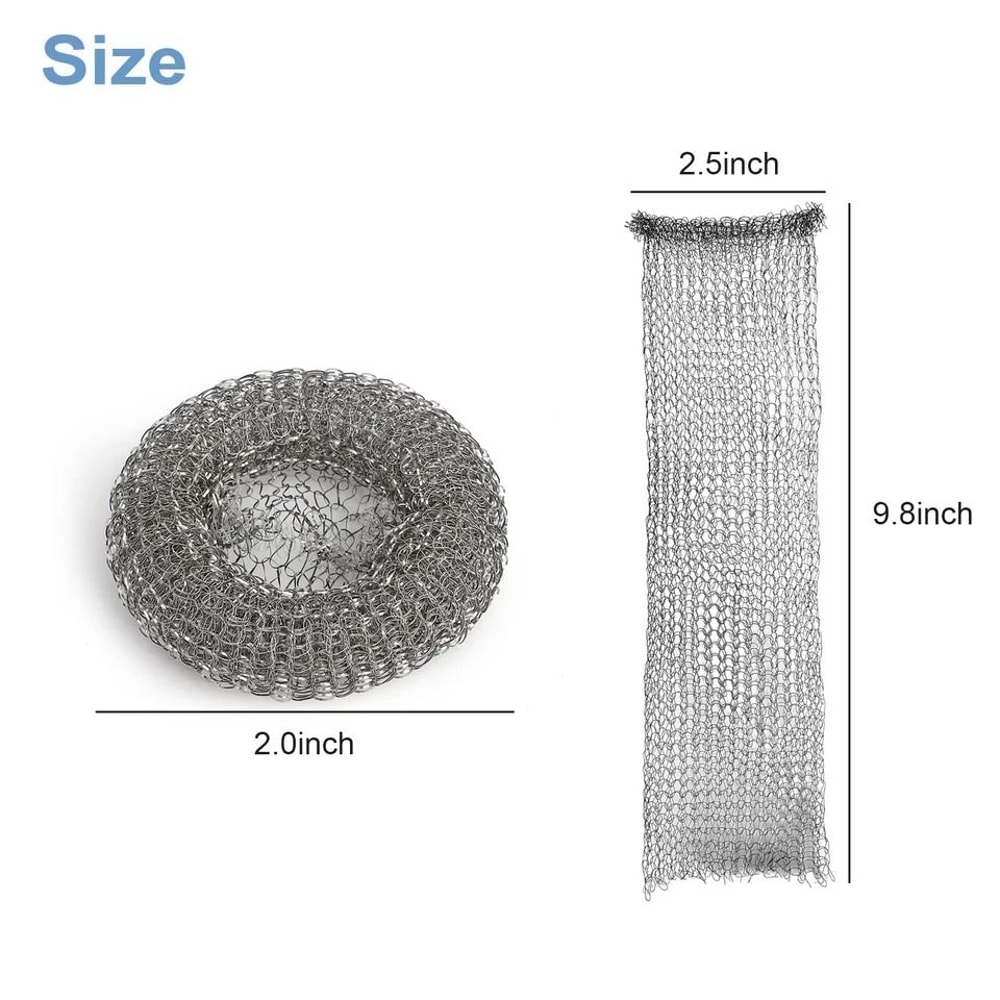 Washing Machine Lint Filter Drain Hose Trap Stainless Steel Mesh Protector 1