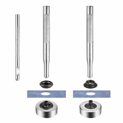 heavy duty snap fastener kit with tool metal snap buttons for sewing and leather crafts