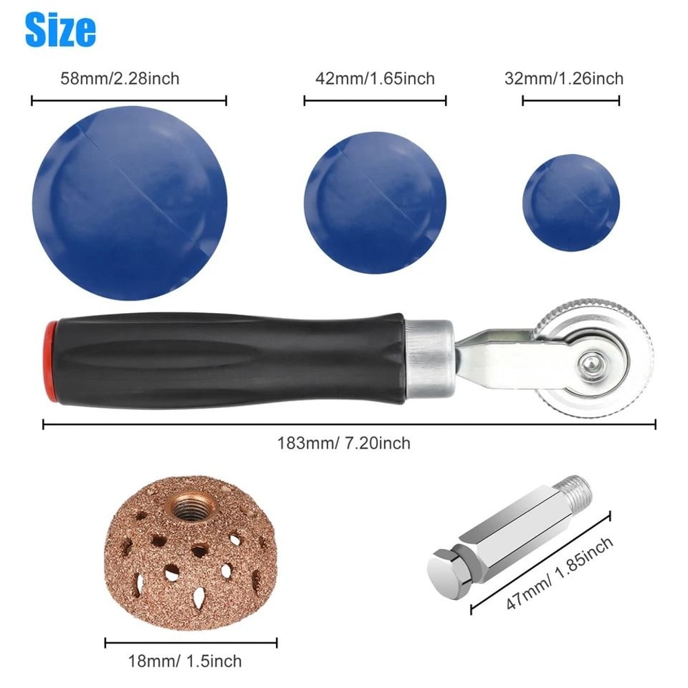 Premium Flat Tire Repair Patch Kit With Tire Repair Patches For Car Truck Motorcycle 1