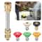 HeavyDuty Pressure Washer Gun Adapter Replacement With MultiAngle Spray Nozzles 5