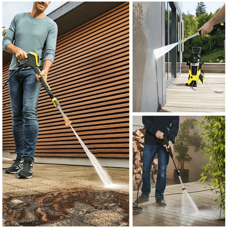 HeavyDuty Pressure Washer Gun Adapter Replacement With MultiAngle Spray Nozzles 1