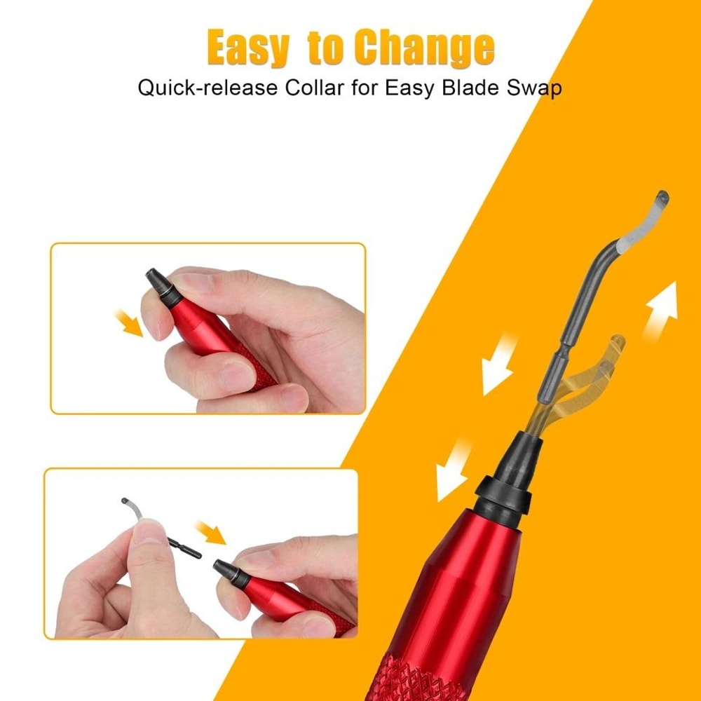 Deburring Tool Kit With HighSpeed Steel Burr Removal Blades Pointed Cutter Pen 3