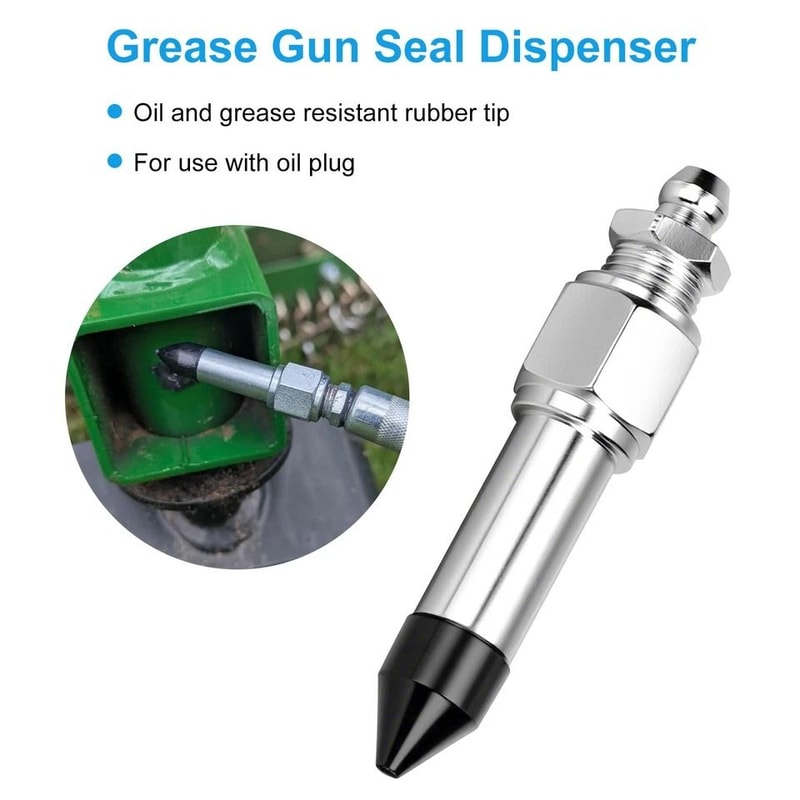 Grease Gun Accessory Tool Kit Needle Nozzle Coupler Tip Dispenser For Precision Lubrication 2