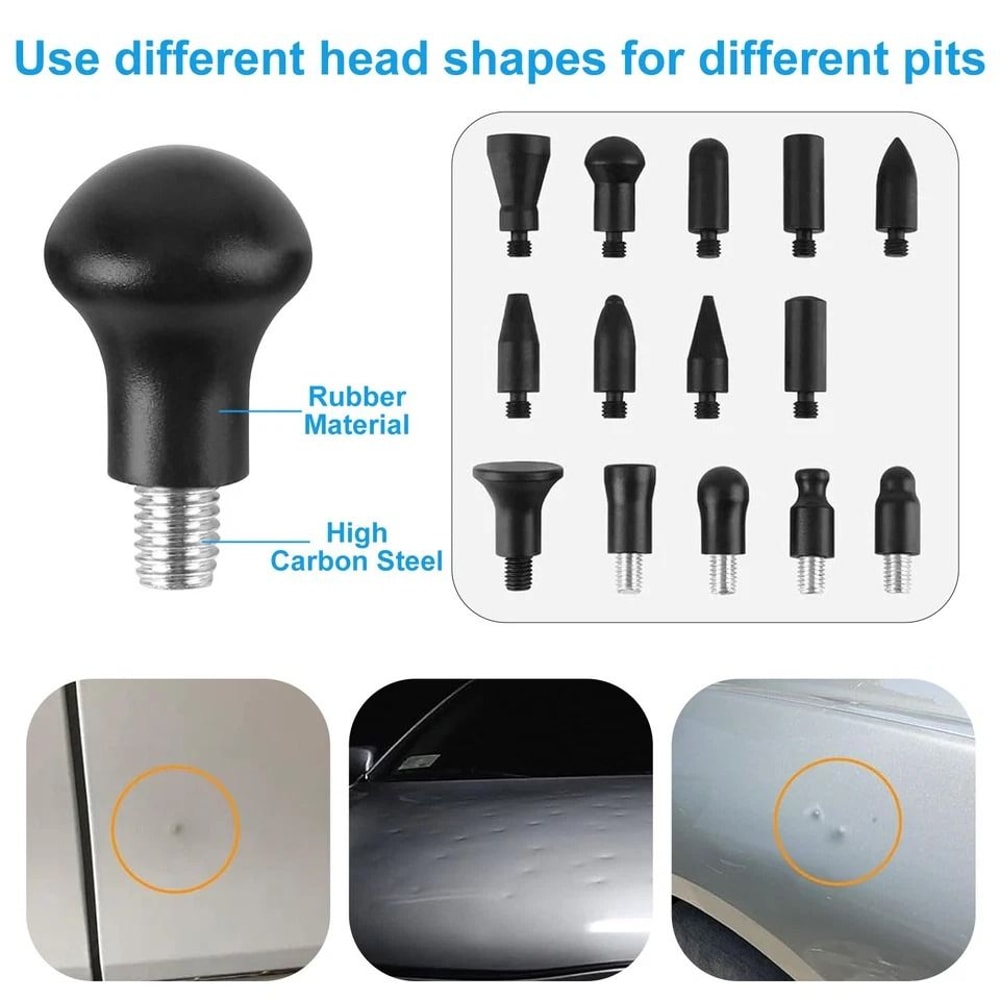 Heavy Duty Car Dent Repair Kit With Replaceable Heads For Auto Motorcycle Fixes 1