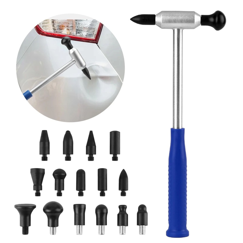 Heavy Duty Car Dent Repair Kit With Replaceable Heads For Auto Motorcycle Fixes 5