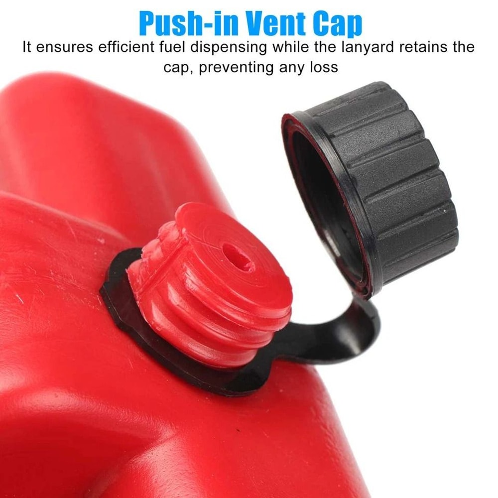 Replacement Gas Can Spout Nozzle Vent Kit Compatible With Plastic Gas Cans Old Style Cap Universal 4
