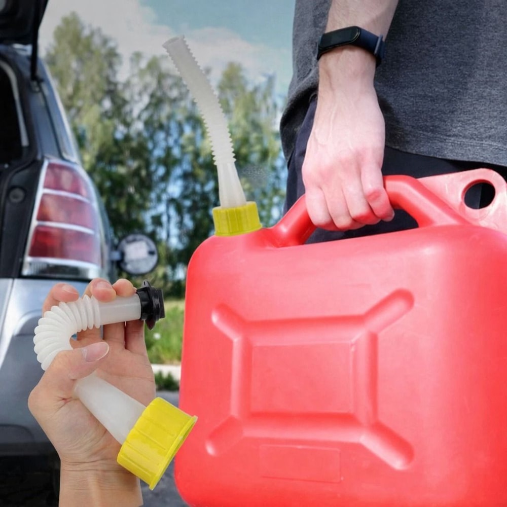 Replacement Gas Can Spout Nozzle Vent Kit Compatible With Plastic Gas Cans Old Style Cap Universal 0