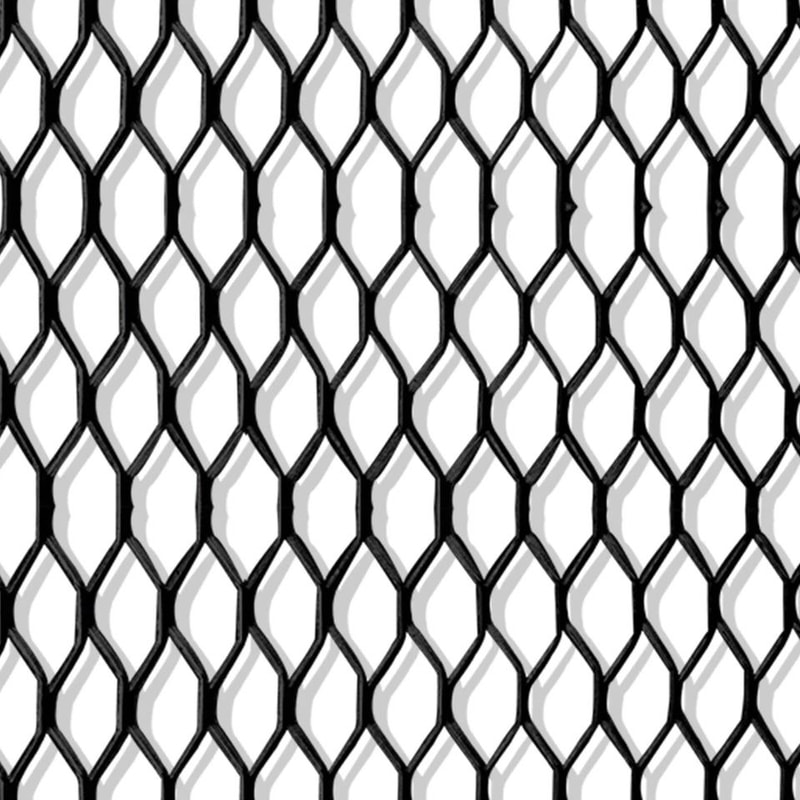Universal Black Aluminum Car Grille Mesh Net Sheet Auto Grill For Protection And Customization 4
