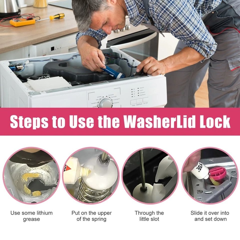 Upgraded Washer Suspension Rod Kit For Washing Machines 2