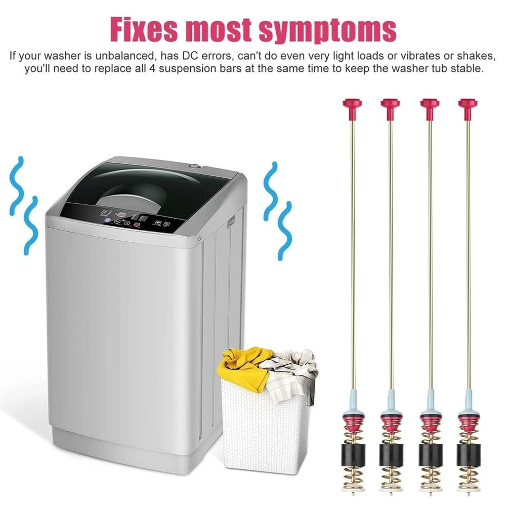 Upgraded Washer Suspension Rod Kit For Washing Machines 4