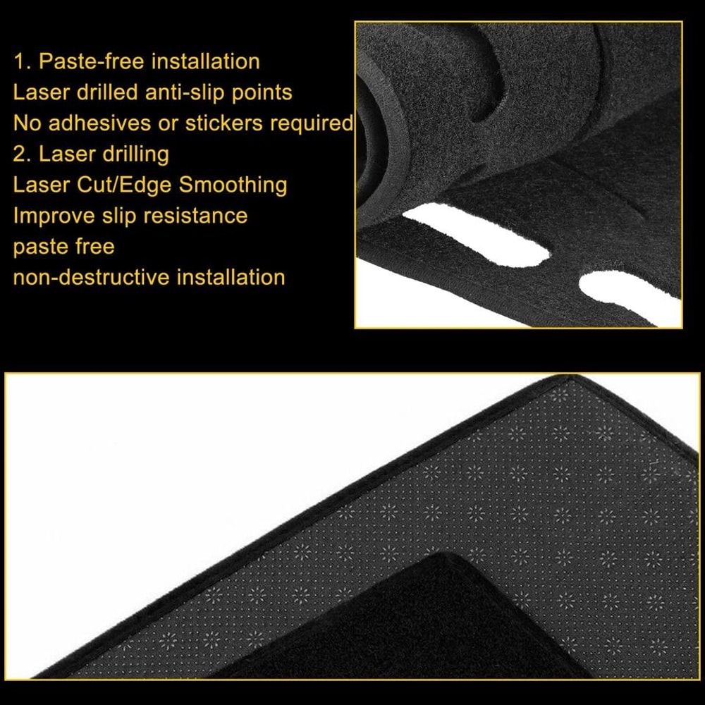 Custom Dashboard Mat AntiUV NonSlip Car Interior Pad 5
