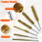 Brass Bore Cleaning Wire Brushes Set For Power Drill Versatile Cleaning For Tubes Ports Cylinders 6