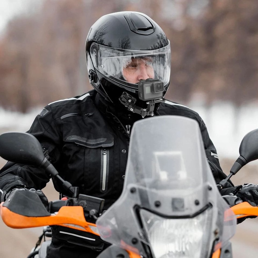 Helmet Chin Mount Kit For GoPro Sports Camera Accessories For Cycle Motorcycle 3