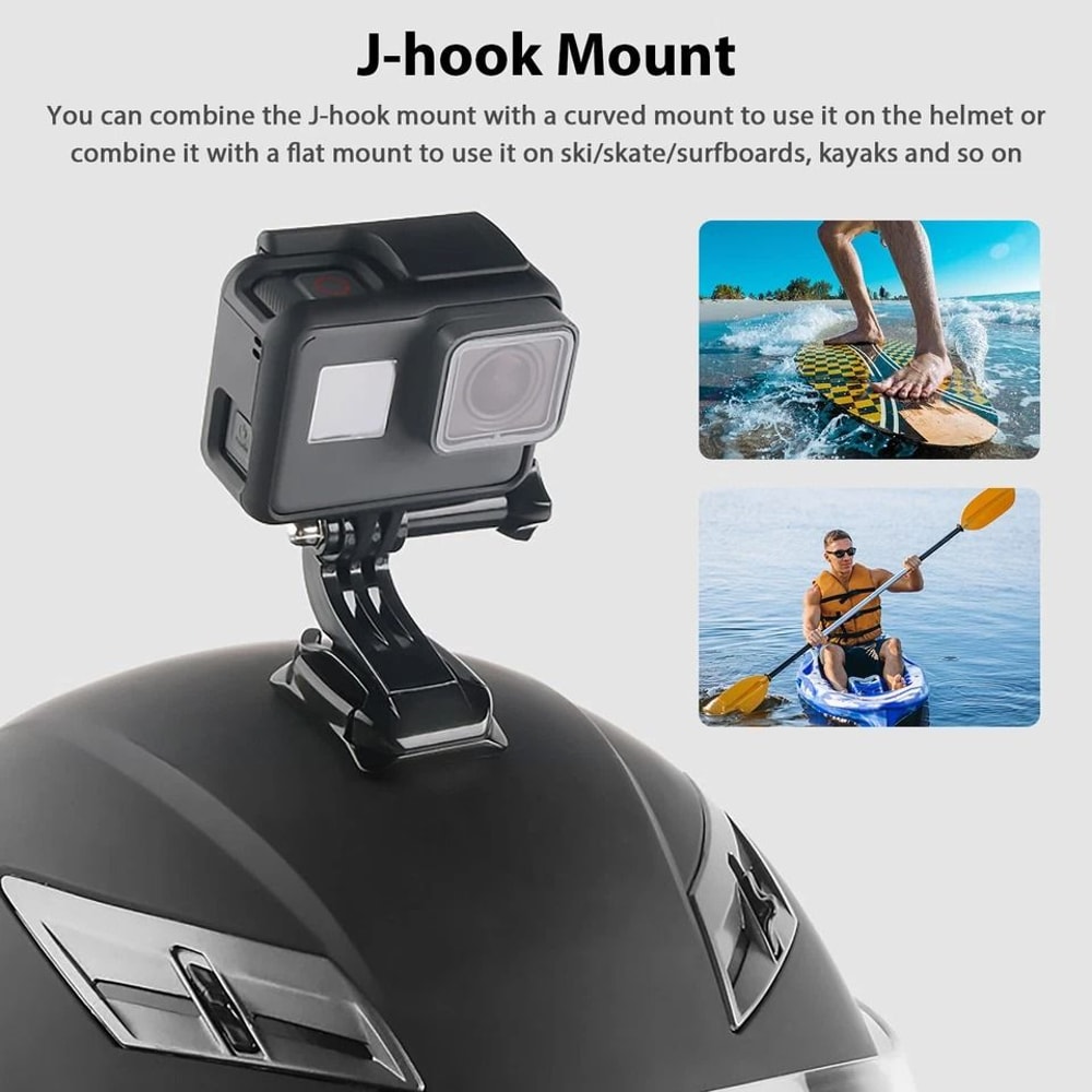 Helmet Chin Mount Kit For GoPro Sports Camera Accessories For Cycle Motorcycle 2