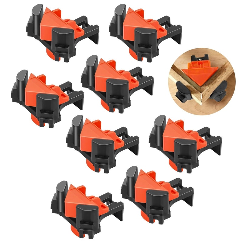 Right Angle Corner Clamp For Woodworking Adjustable Durable Woodworking Tool For 90 Joints And DIY 6