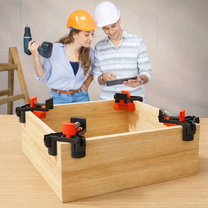 Right Angle Corner Clamp For Woodworking Adjustable Durable Woodworking Tool For 90 Joints And DIY 0