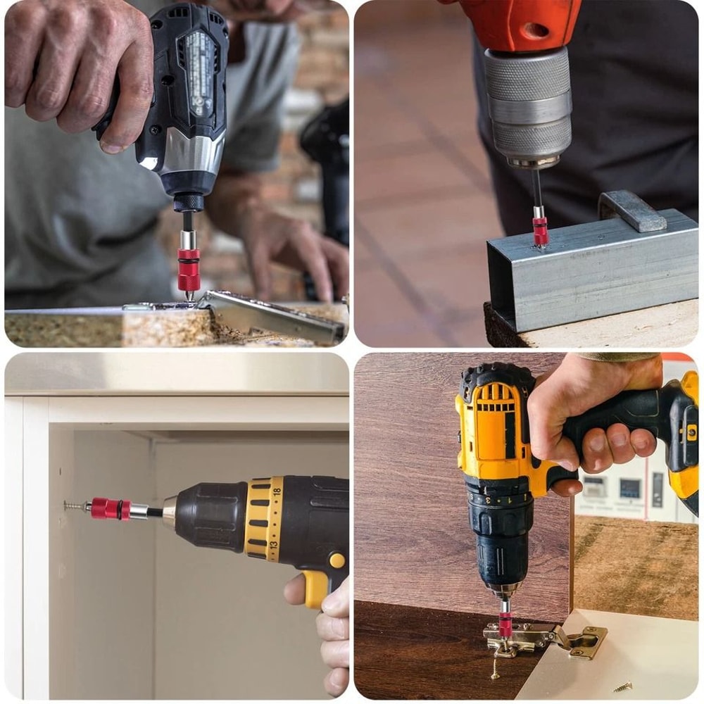 Drill Extension Bit Holder With Quick Release Magnetic 1