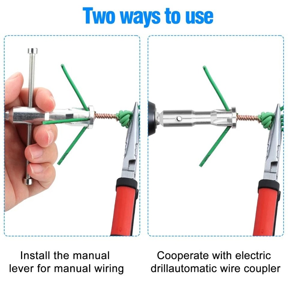 Wire Stripping Twisting Tool For Electrical Drills Efficient Cable Nut Twister For Wire Stripping 2