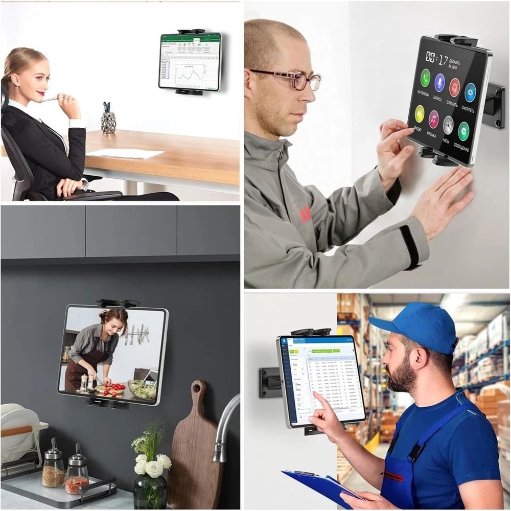 Universal Tablet Phone Wall Mount Holder Adjustable 2