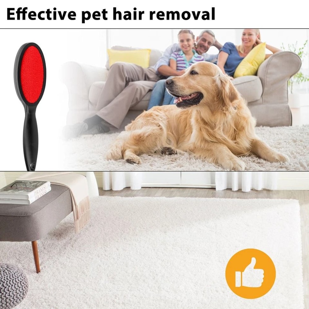 Magic Lint Remover Brush DoubleSided Fabric Cleaner For Clothes Pet Hair Fuzz And Dust 5