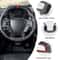 Carbon Fiber Look Steering Wheel Cover Trim Premium Sporty Upgrade 4
