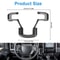Carbon Fiber Look Steering Wheel Cover Trim Premium Sporty Upgrade 5