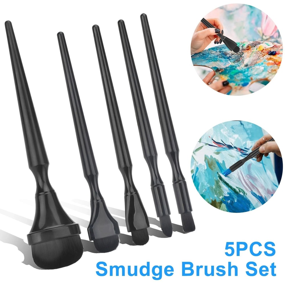 Artist Paint Brush Set For Acrylic Watercolor And Oil Craft Art 5