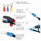 Insulated Electrical Wire Terminal Ring Splice Spade Crimp Connector Kit Durable MultiApplication 3