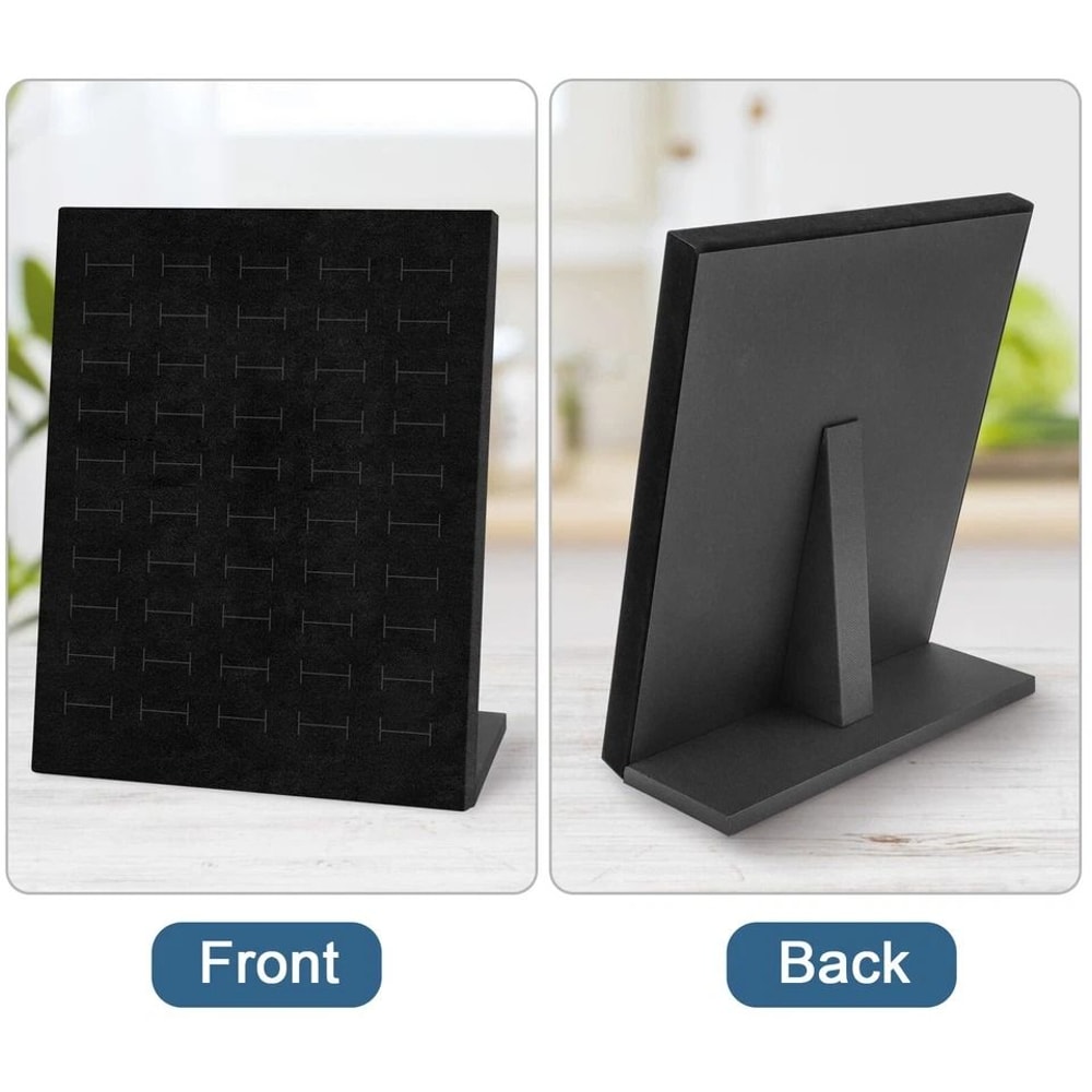 Velvet Ring Display Stand Jewelry Organizer For Rings Earrings Pendants 3