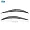 Premium Carbon Fiber Headlight Eyelid Trim LR Eyebrow Covers 2