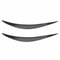 Premium Carbon Fiber Headlight Eyelid Trim LR Eyebrow Covers 0