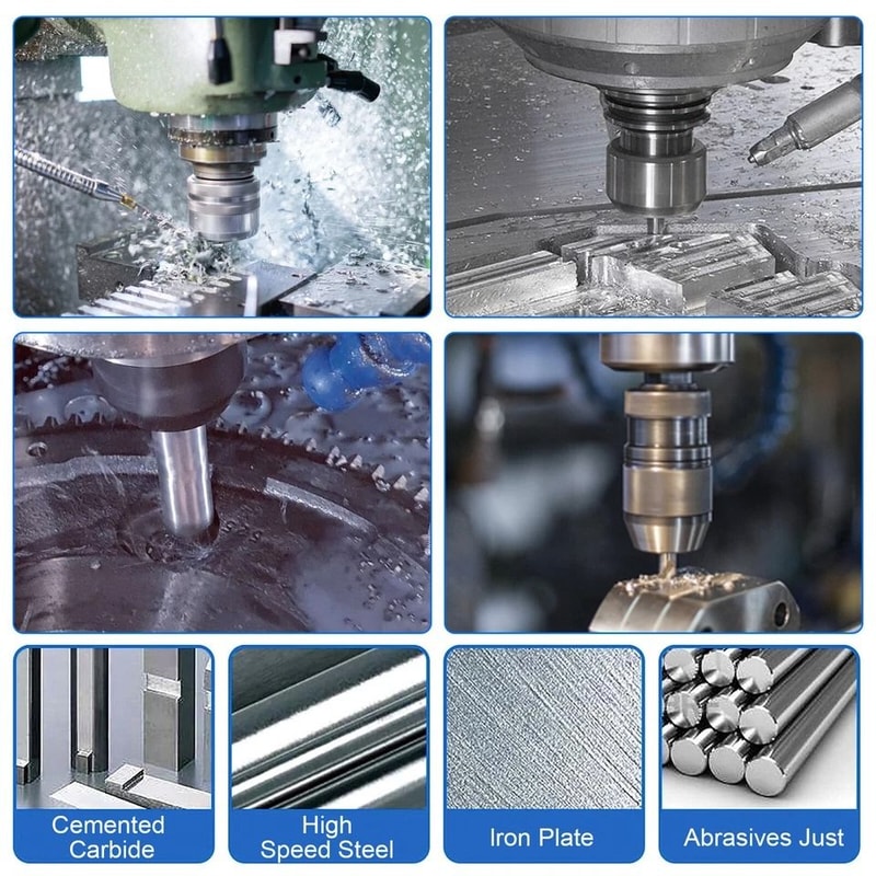 Center Drill Bit Set Premium HighSpeed Steel Metalworking Tools With Blade Angle 1