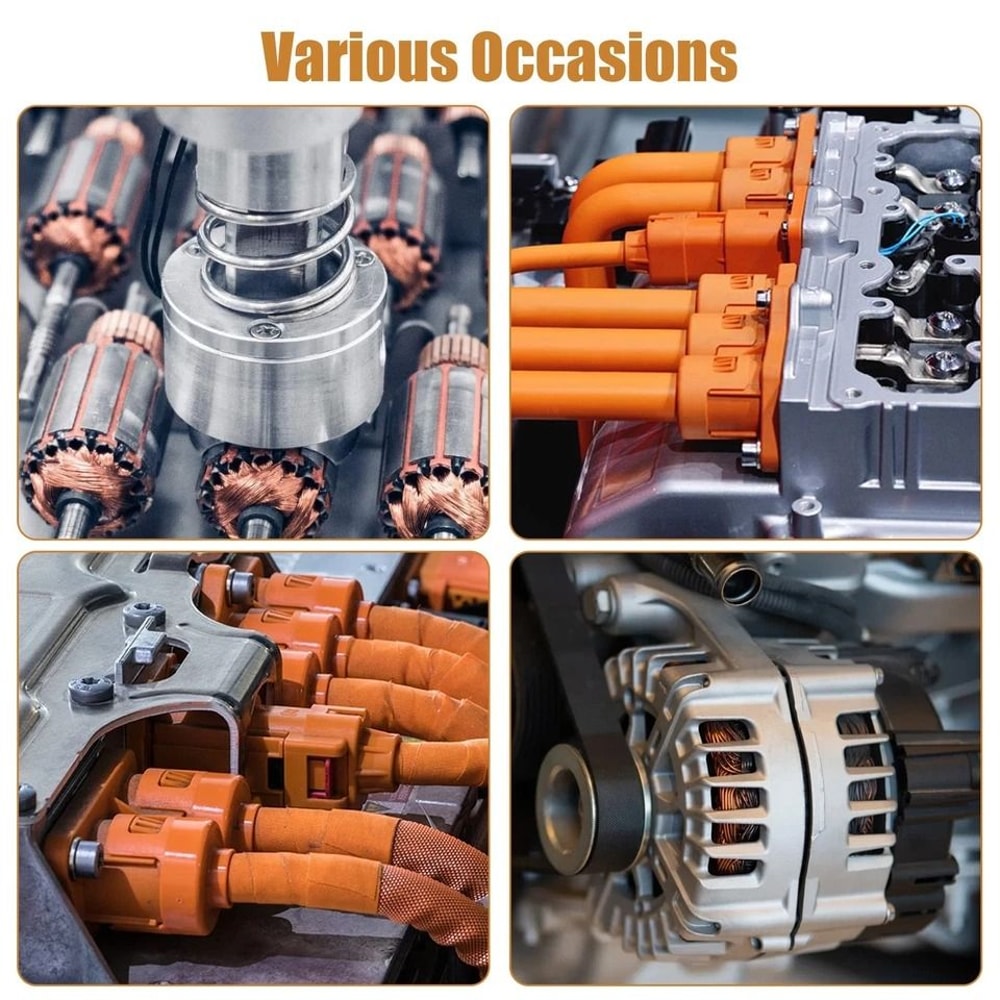 Electric Motor Graphite Carbon Brushes Set Replacement For Power Tools Universal Compatibility 5