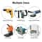 Electric Motor Graphite Carbon Brushes Set Replacement For Power Tools Universal Compatibility 3