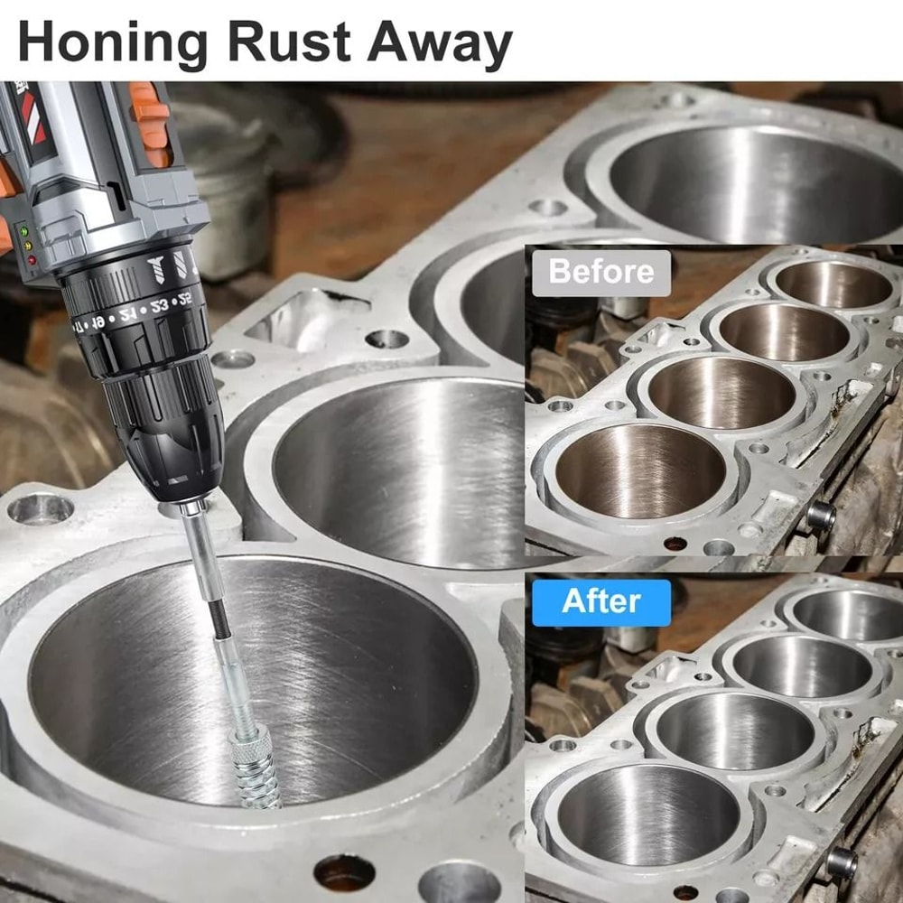 Car Engine Brake Cylinder Hone Tool Flexible Shaft Bore Honing For Small Engine Cylinders 1