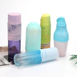 leak proof travel bottle caps set reusable silicone covers for toiletries