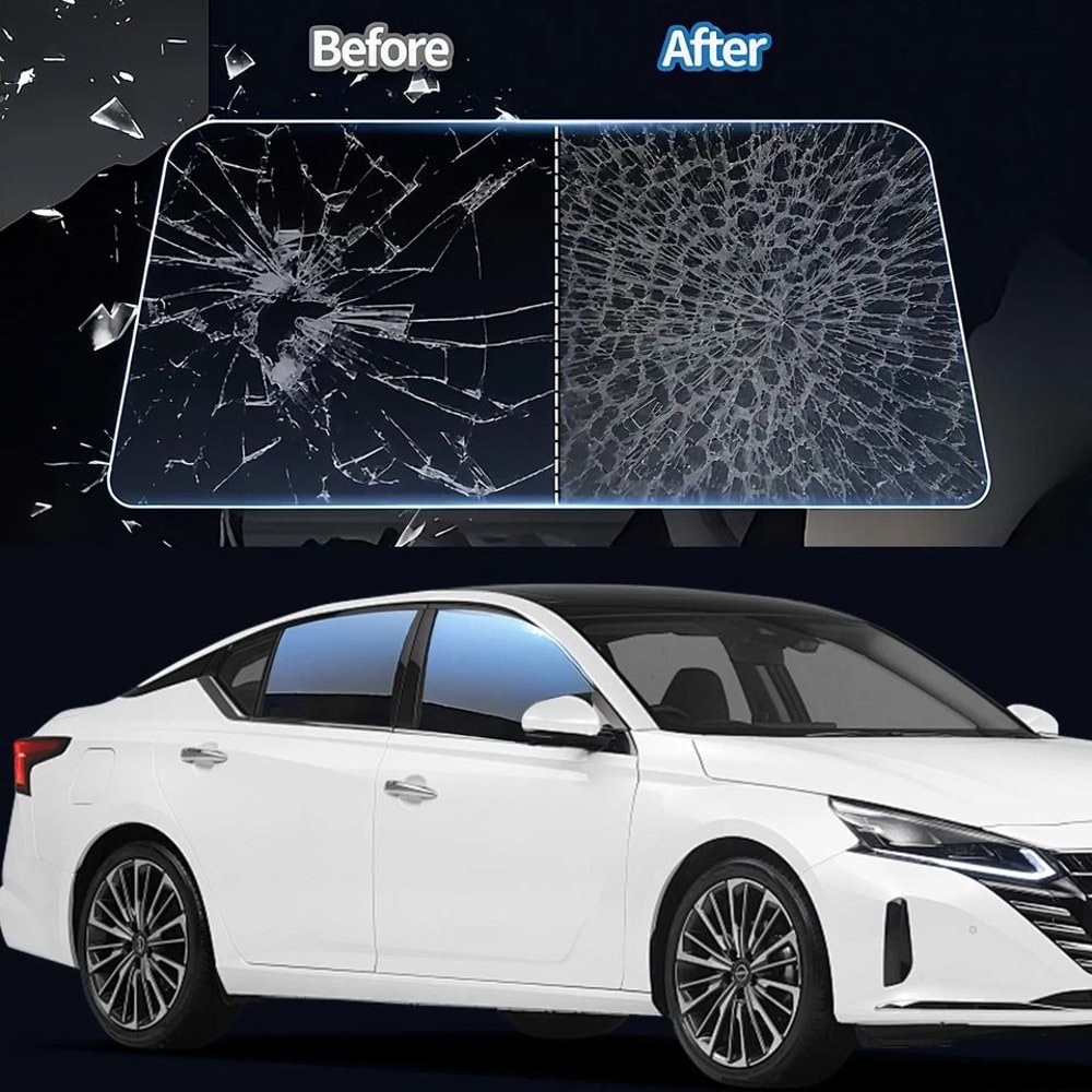 Car Window Tint UV Blocking Gradient Privacy Film AntiScratch 4